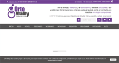 Desktop Screenshot of ortovitality.com